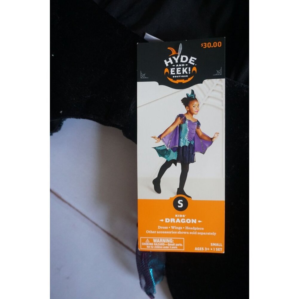 Hyde & EEK! Kids Dragon Halloween Costume - Size S (4-6x), NWT - Picture 5 of 8